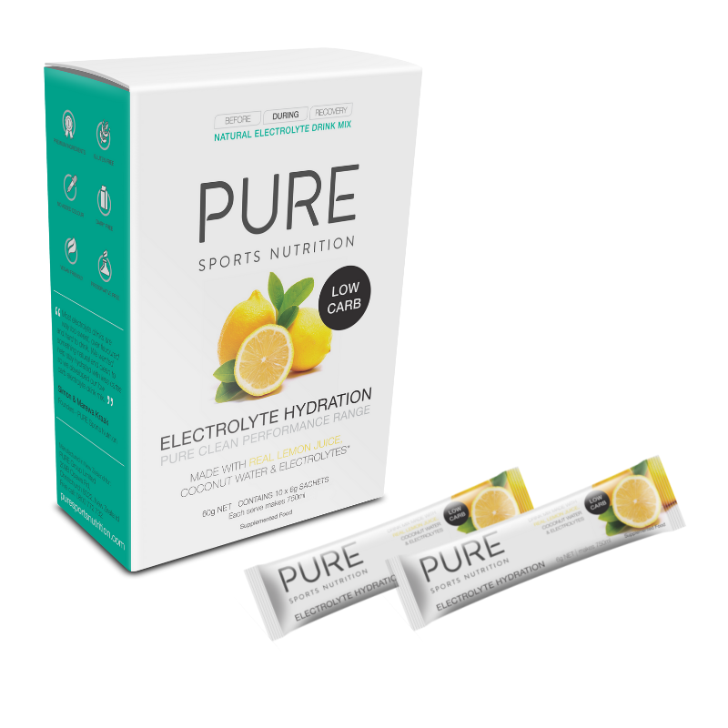 PURE Electrolyte Hydration Low Carb - 4 Flavours