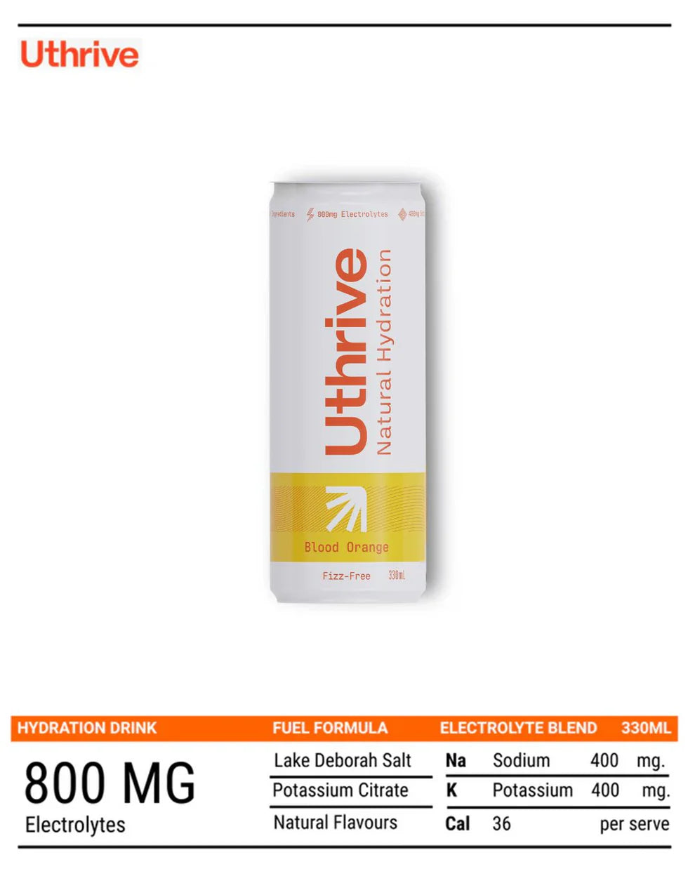 Uthrive - Natural Hydration drink