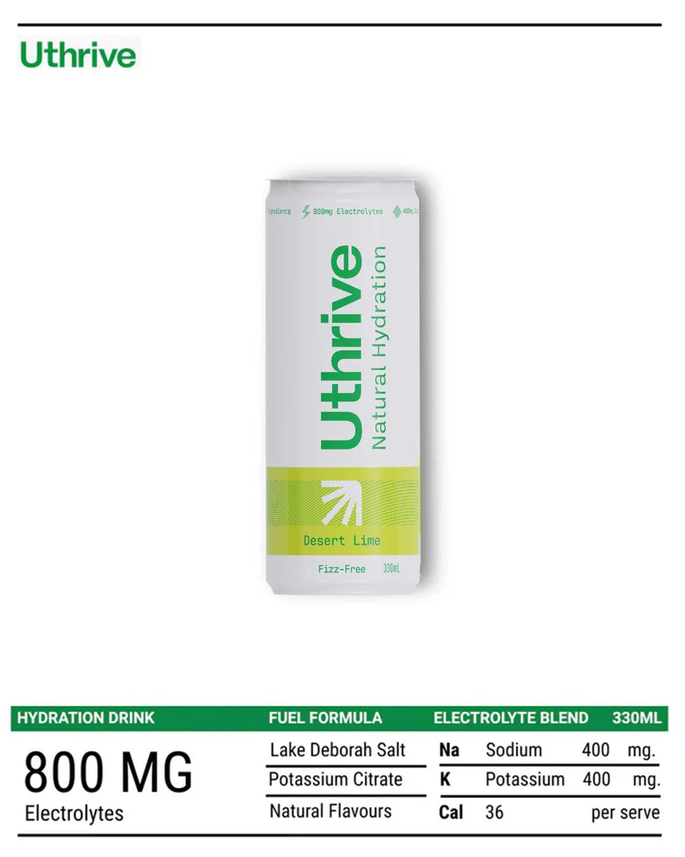 Uthrive - Natural Hydration drink