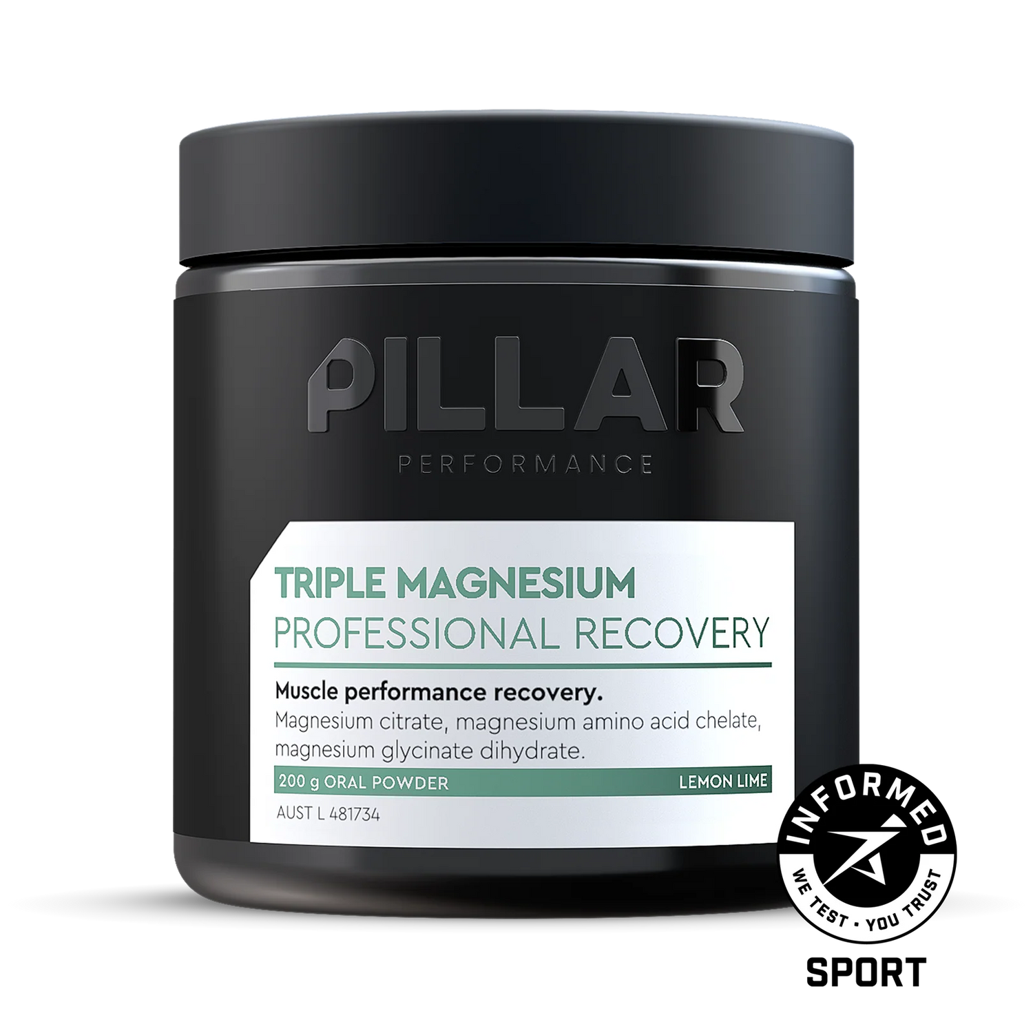 Pillar Performance Triple Magnesium Powder - 3 Flavours