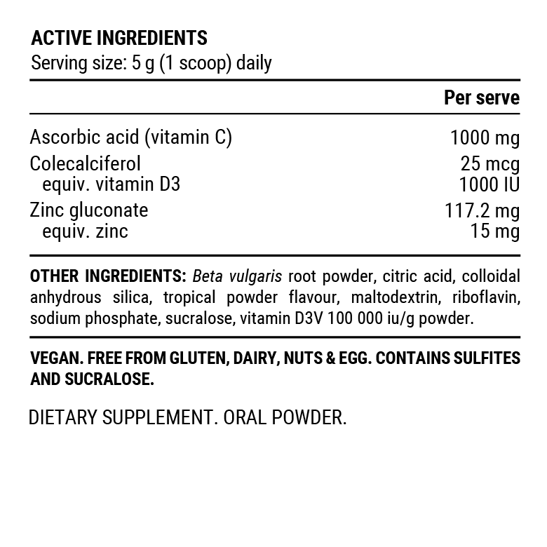 Pillar Vitamin C +  Zinc