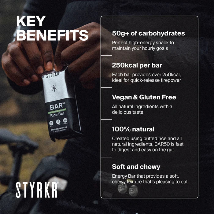 STYRKR - Bar50 Energy Bar - 3 Flavours