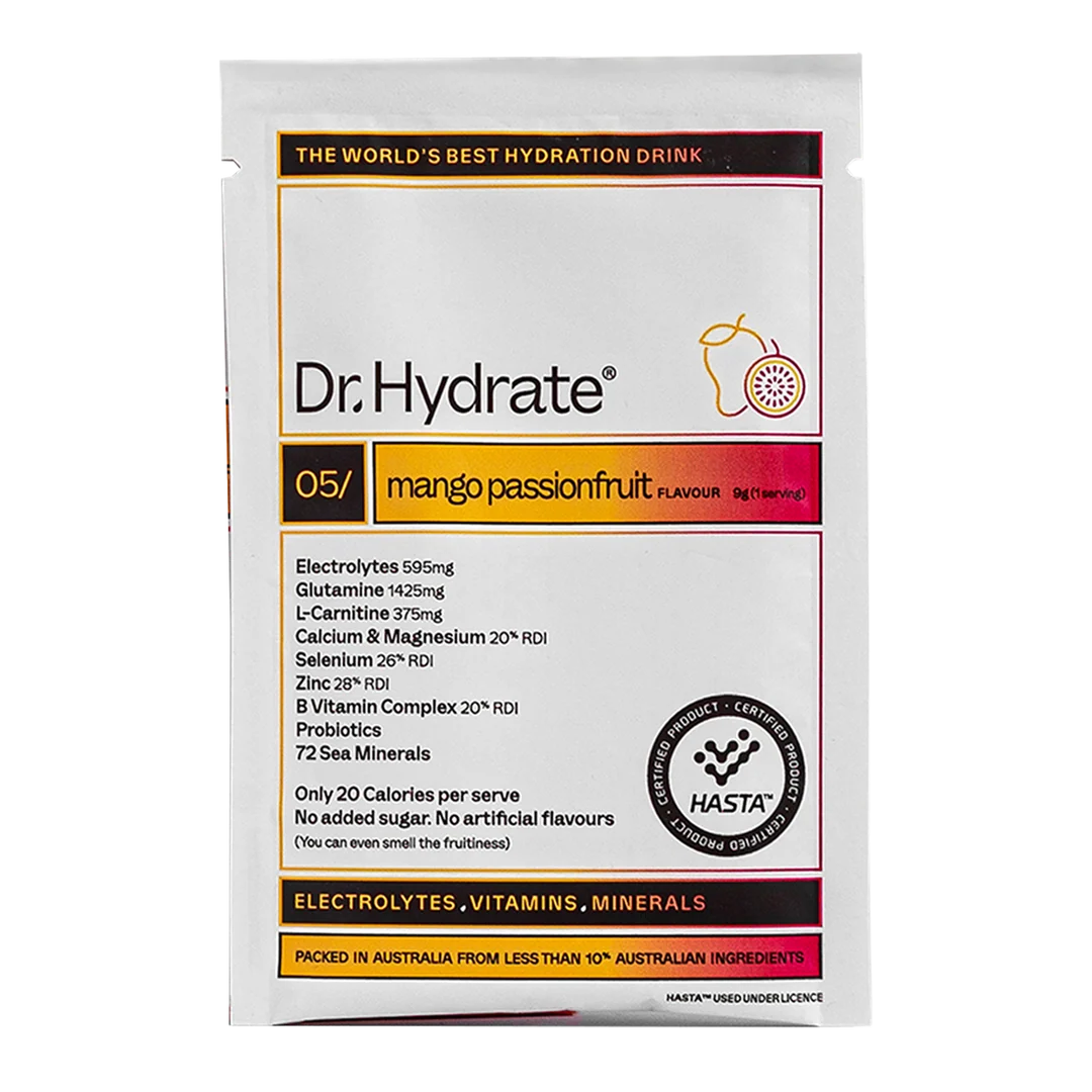 Dr Hydrate Electrolyte Sachet – Single Serve
