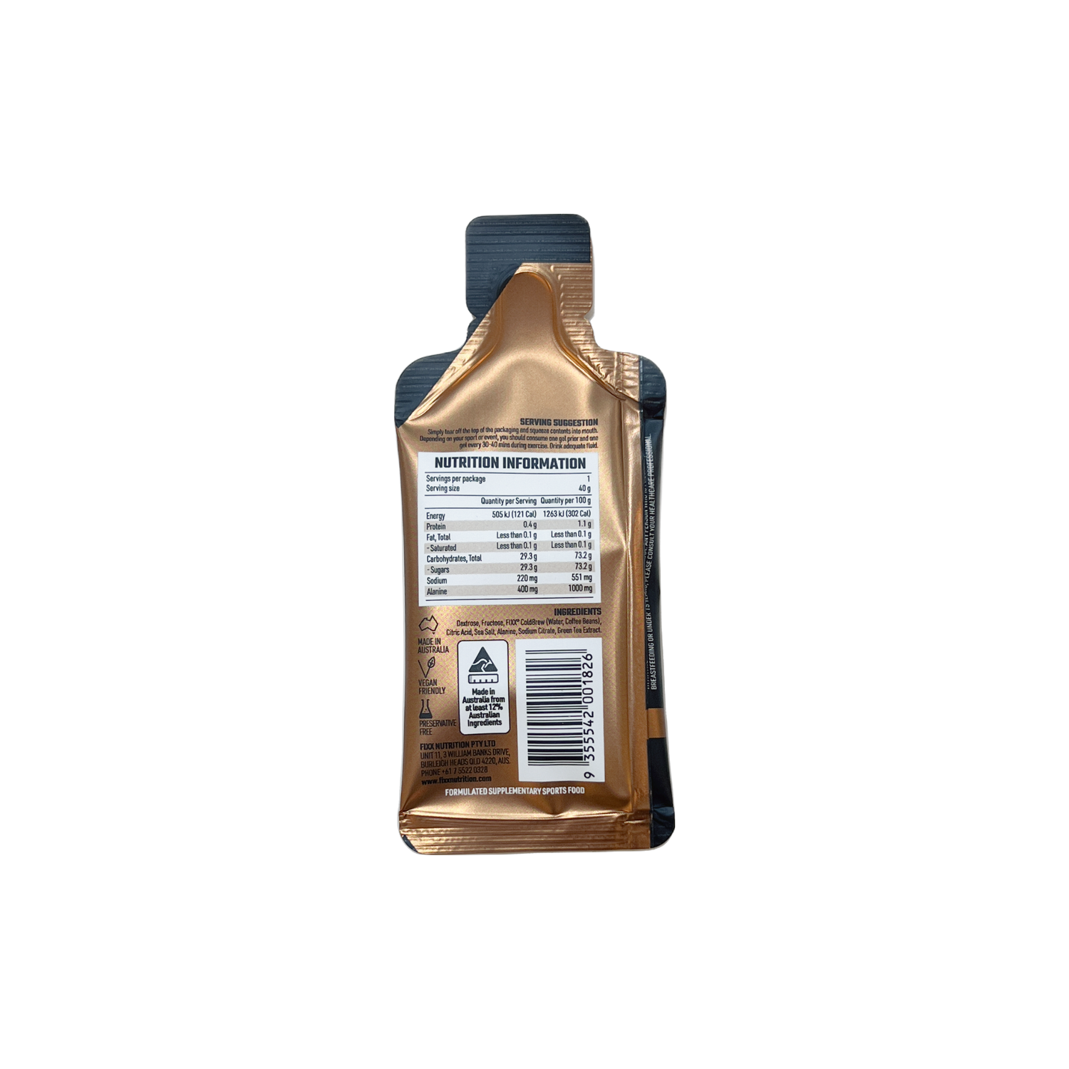 Fixx Gel X Pro Energy Gel - 1pc (5 flavours to choose from)
