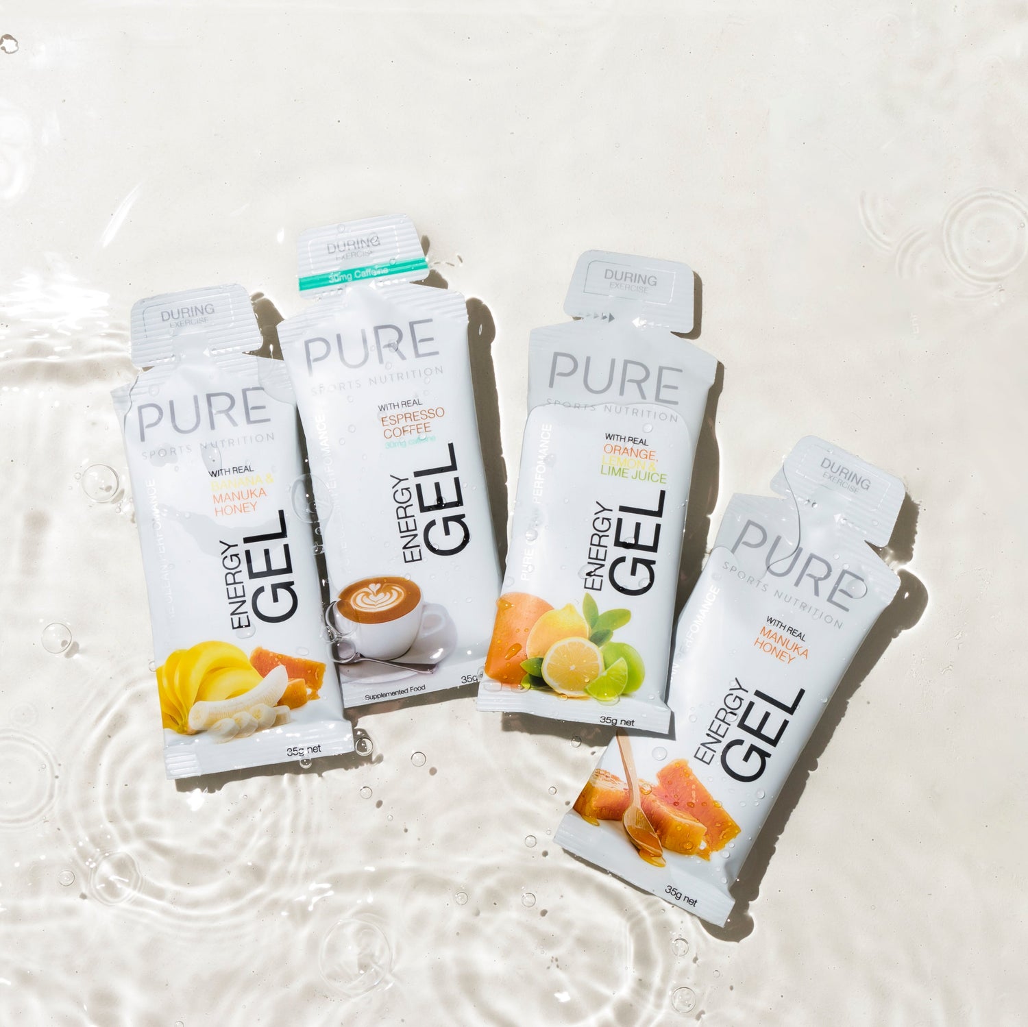 Pure Energy Gel – 4 Flavors