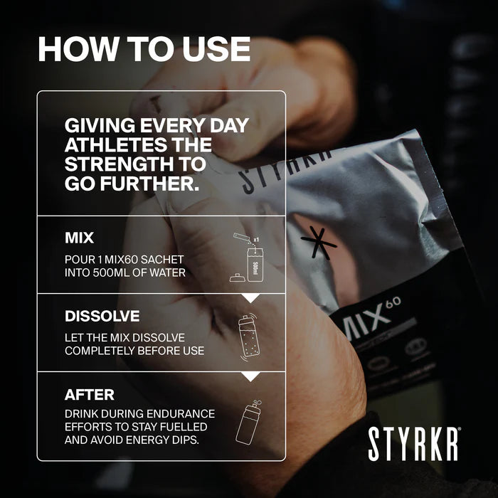 STYRKR - Mix 60 - Dual-Carb Drink mix