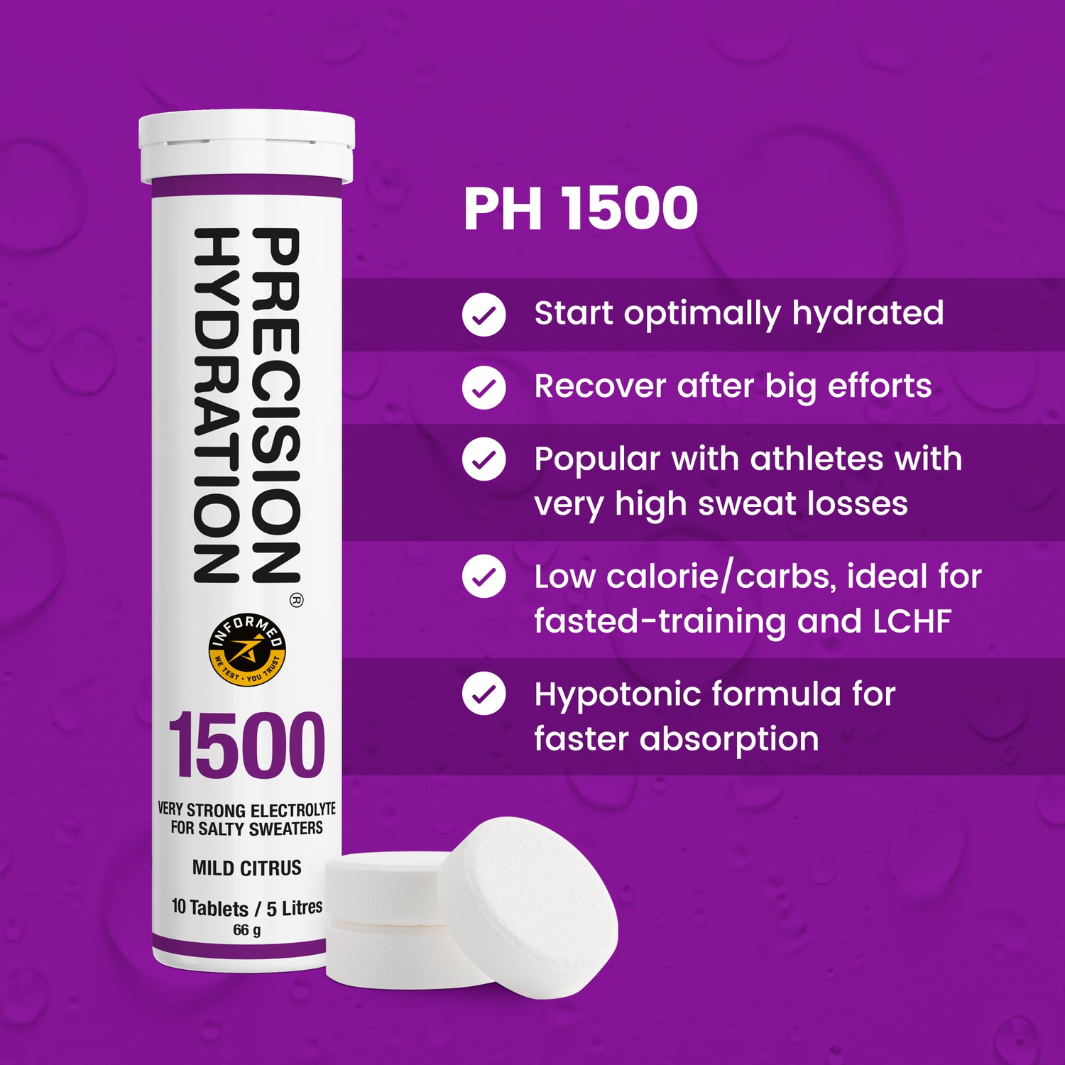 Precision Fuel and Hydration Tablets - 3 concentrates