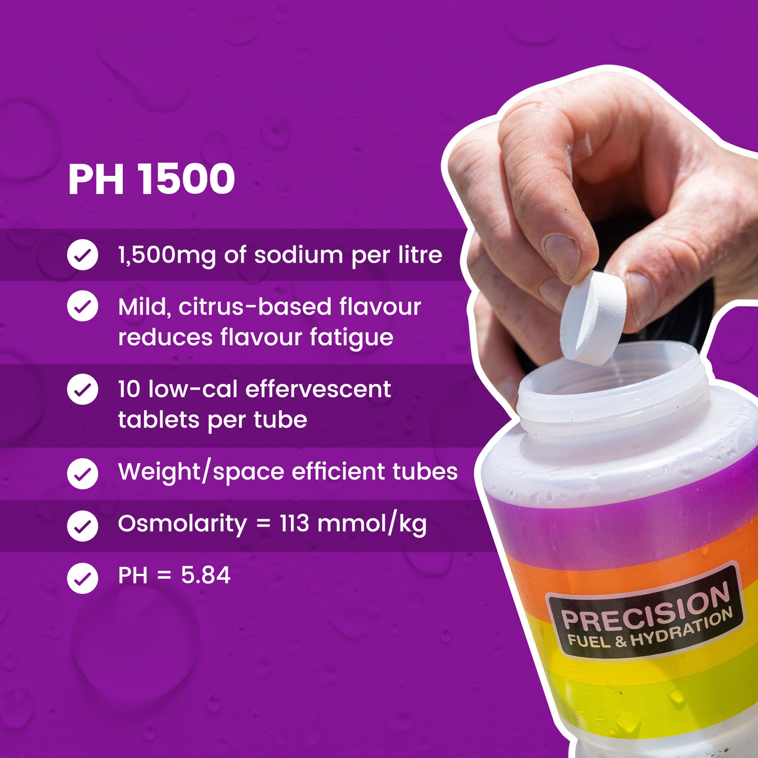 Precision Fuel and Hydration Tablets - 3 concentrates