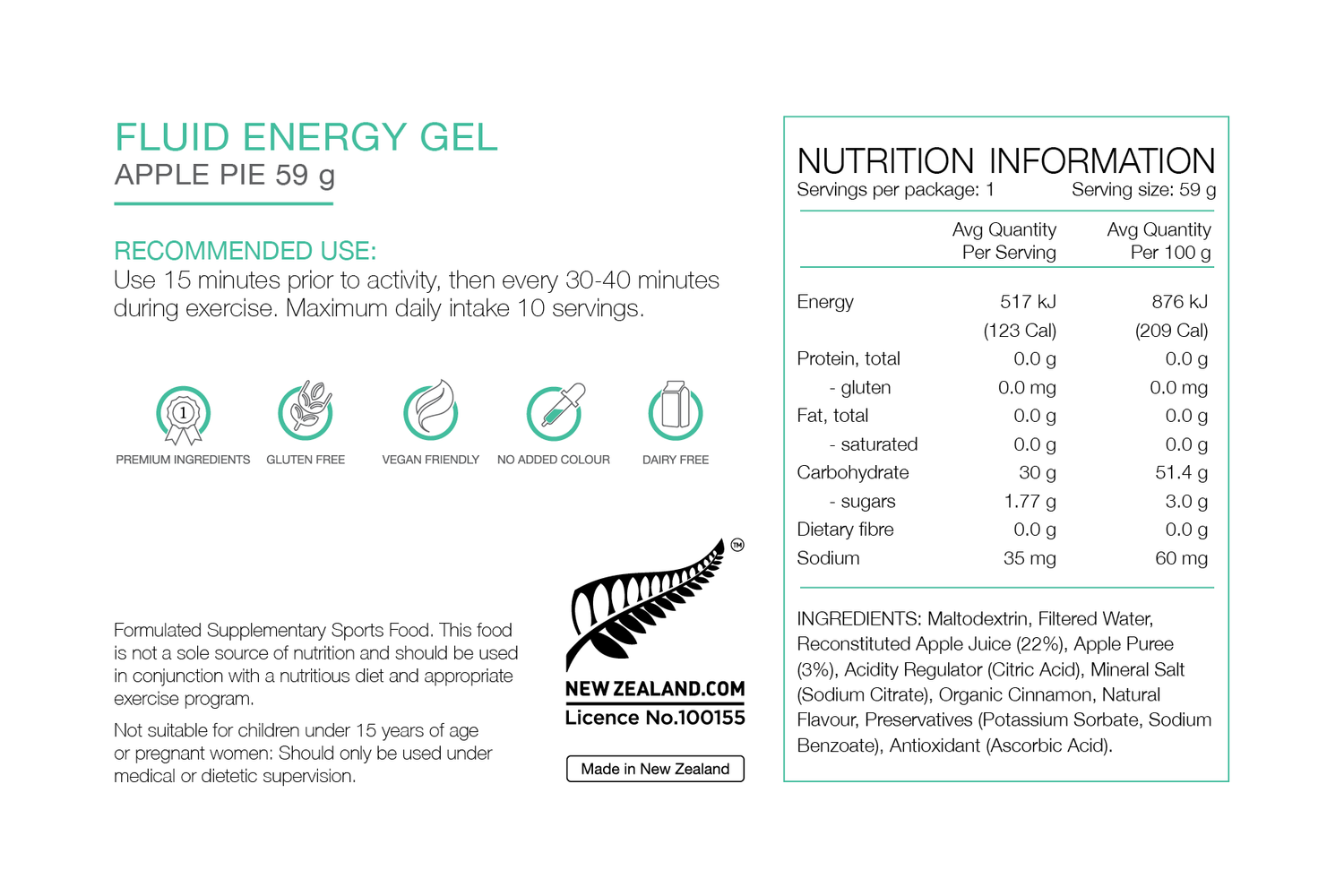 PURE Fluid Energy Gel - 9 Flavours