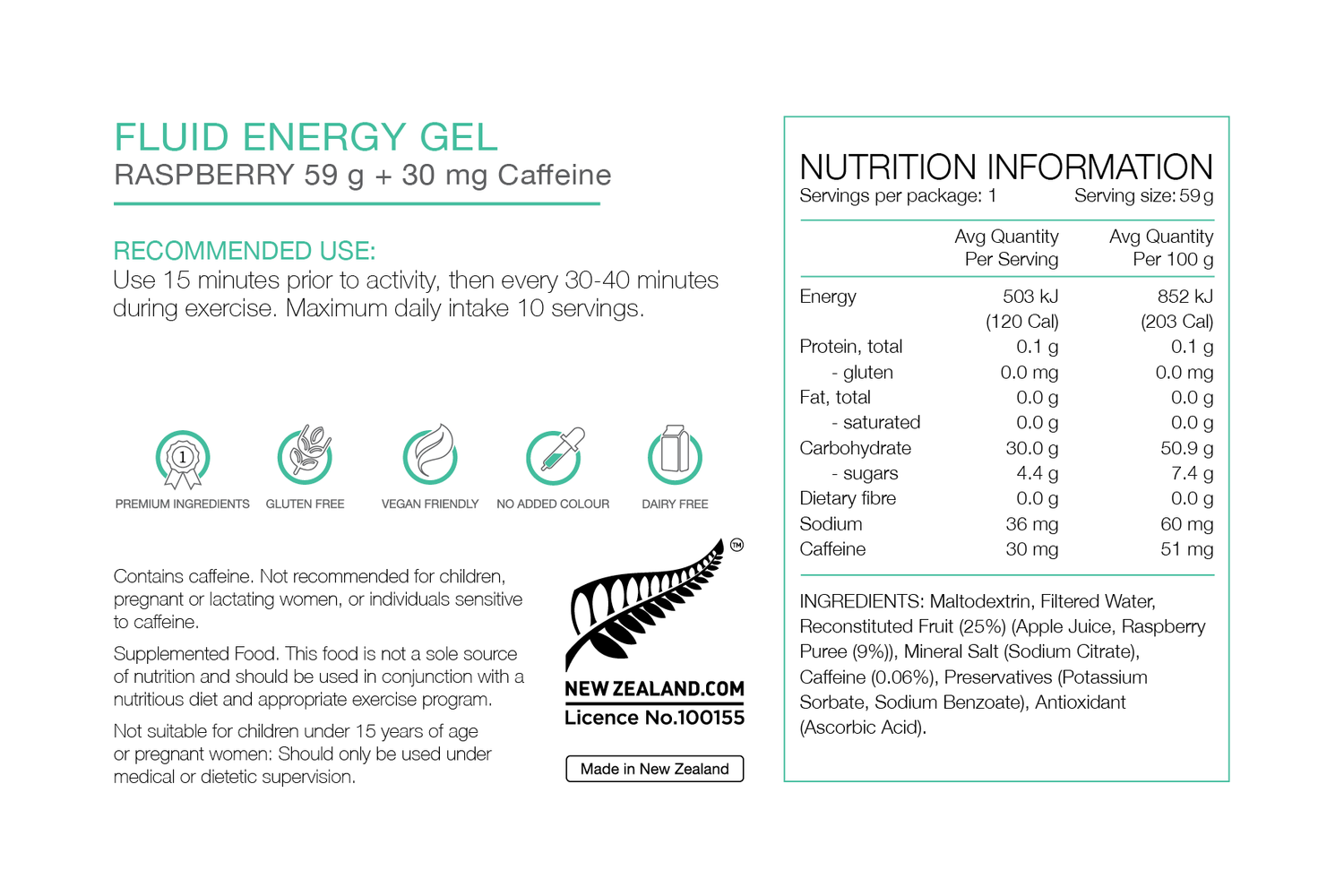 PURE Fluid Energy Gel - 9 Flavours
