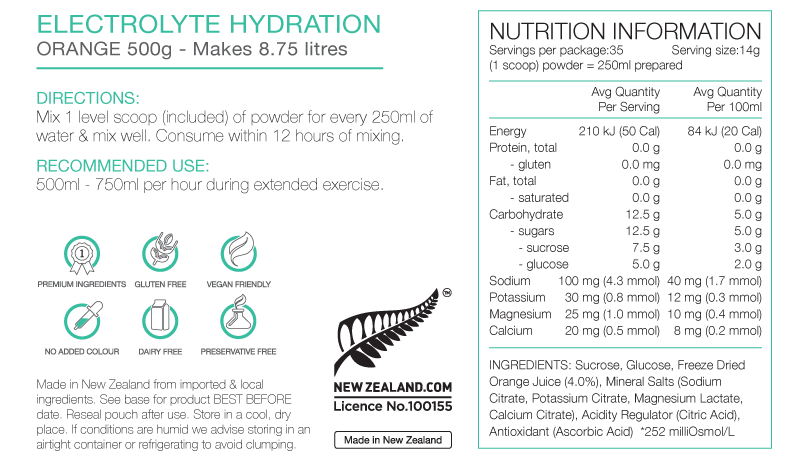 PURE Electrolyte Hydration - 5 Flavours