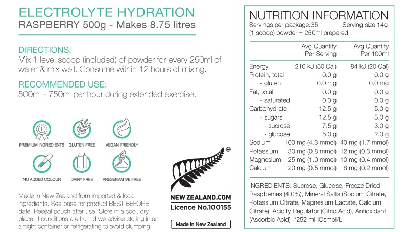 PURE Electrolyte Hydration - 5 Flavours
