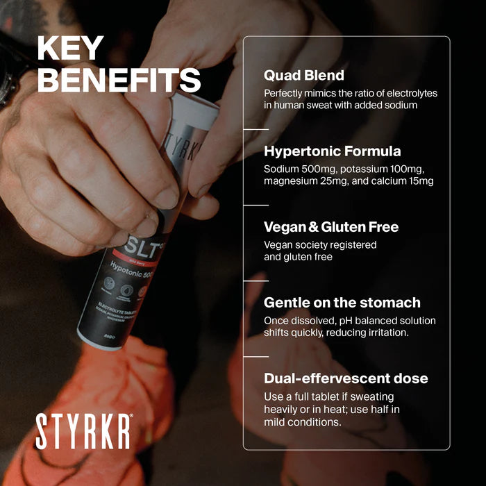 STYRKR - Hydration Tablets SLT07 Mild Berry 500MG