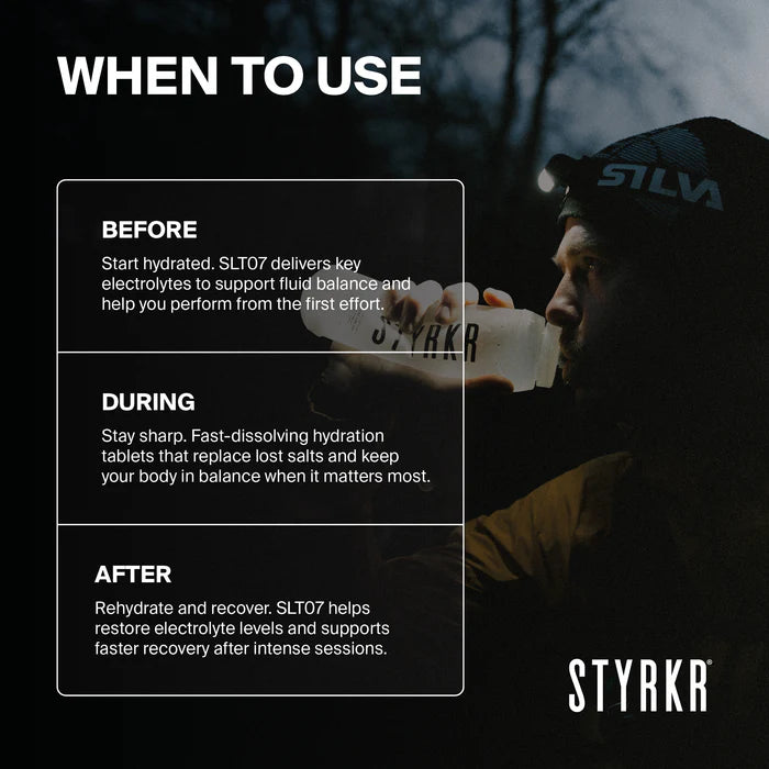STYRKR - Hydration tablets SLT07 Mild citrus 1000MG