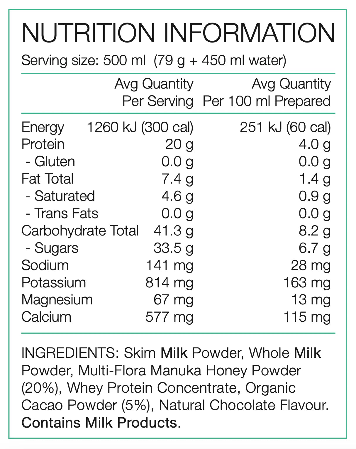 Pure Recovery Shake