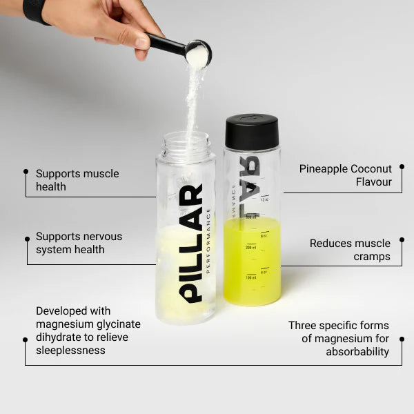 Pillar Performance Triple Magnesium Powder - 3 Flavours