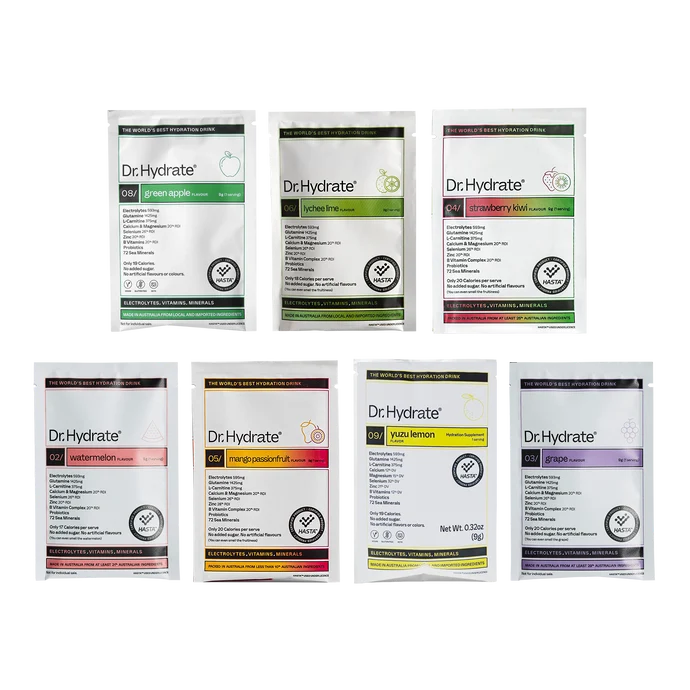 Dr Hydrate Electrolyte Sachet – Single Serve
